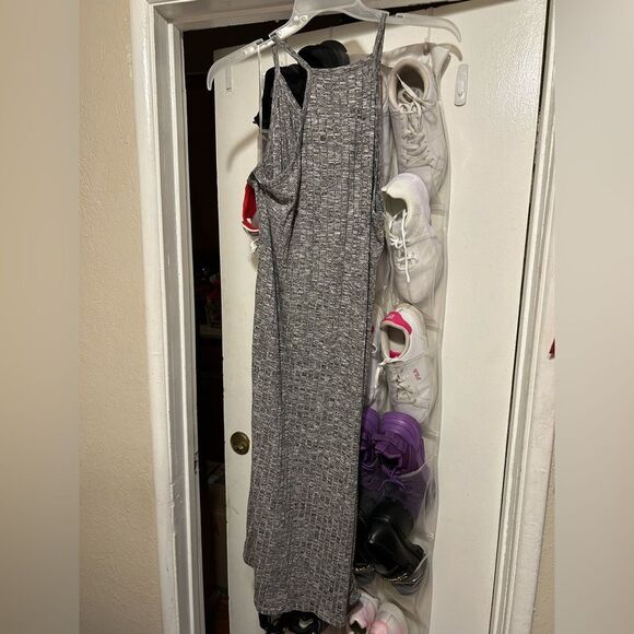 Women's Gray Midi Dress - Picture 5 of 12